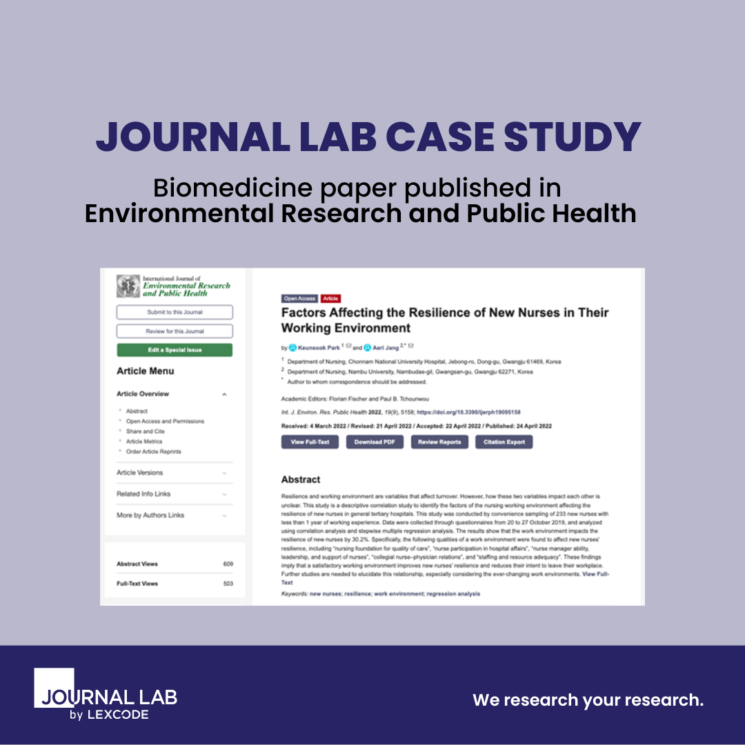 Case study of a published biomedicine paper